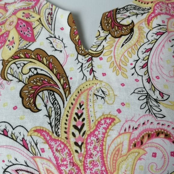 🍭 M, floral printed cap sleeve dress - Picture 4 of 6